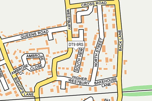 DT9 6RS map - OS OpenMap – Local (Ordnance Survey)