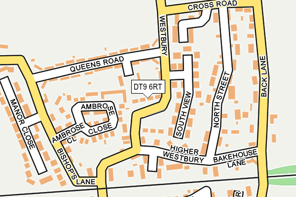 DT9 6RT map - OS OpenMap – Local (Ordnance Survey)