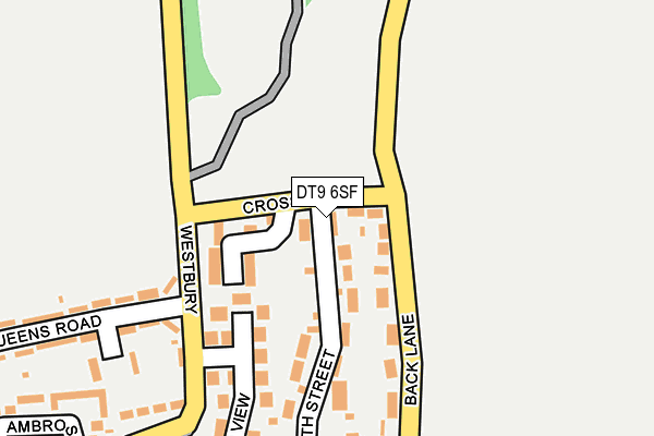 DT9 6SF map - OS OpenMap – Local (Ordnance Survey)