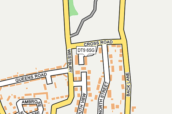 DT9 6SG map - OS OpenMap – Local (Ordnance Survey)