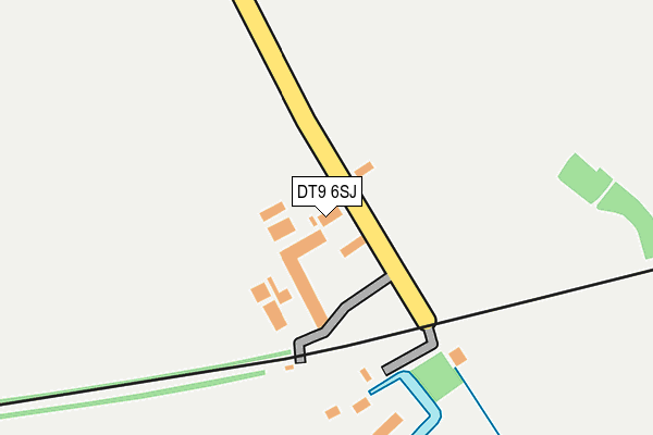 DT9 6SJ map - OS OpenMap – Local (Ordnance Survey)