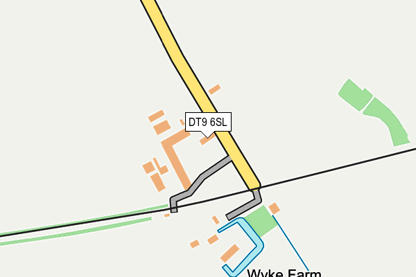 DT9 6SL map - OS OpenMap – Local (Ordnance Survey)