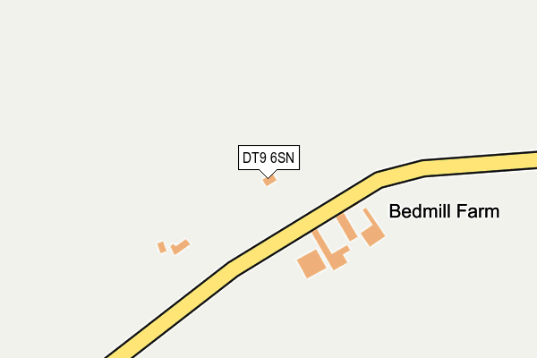 DT9 6SN map - OS OpenMap – Local (Ordnance Survey)