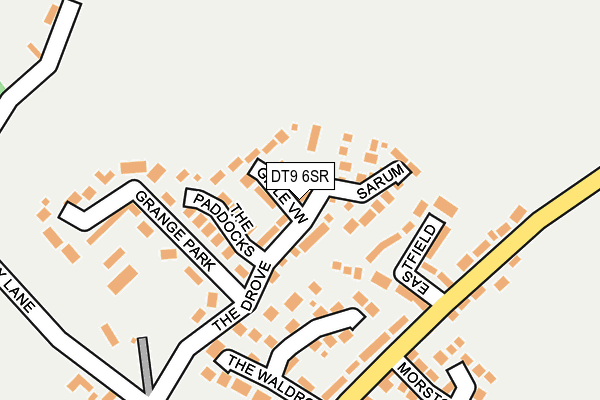 DT9 6SR map - OS OpenMap – Local (Ordnance Survey)