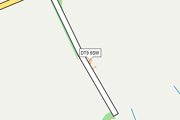 DT9 6SW map - OS OpenMap – Local (Ordnance Survey)