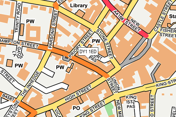 Map of RTC HOUSING SERVICES LTD at local scale