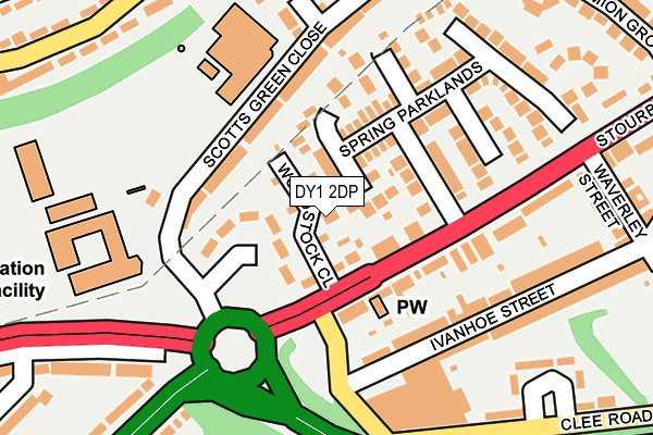 DY1 2DP map - OS OpenMap – Local (Ordnance Survey)