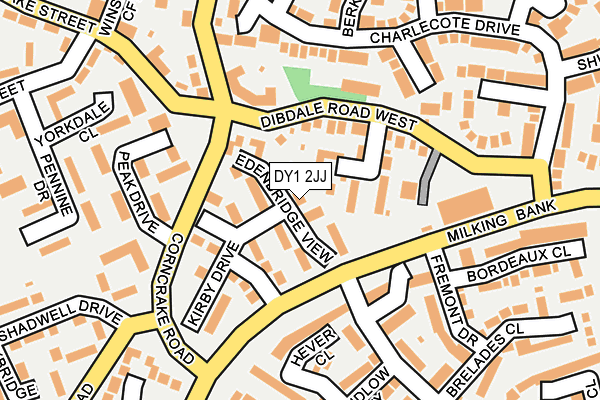 DY1 2JJ map - OS OpenMap – Local (Ordnance Survey)