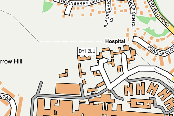 DY1 2LU map - OS OpenMap – Local (Ordnance Survey)