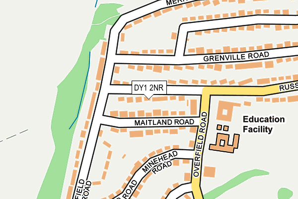 DY1 2NR map - OS OpenMap – Local (Ordnance Survey)