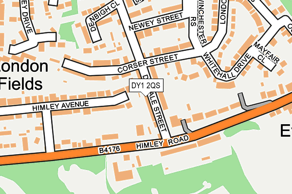 DY1 2QS map - OS OpenMap – Local (Ordnance Survey)