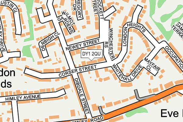 DY1 2QU map - OS OpenMap – Local (Ordnance Survey)