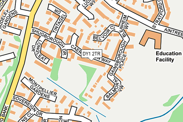 DY1 2TR map - OS OpenMap – Local (Ordnance Survey)