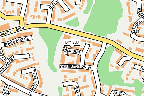 DY1 2UJ map - OS OpenMap – Local (Ordnance Survey)