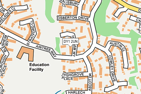 DY1 2UN map - OS OpenMap – Local (Ordnance Survey)