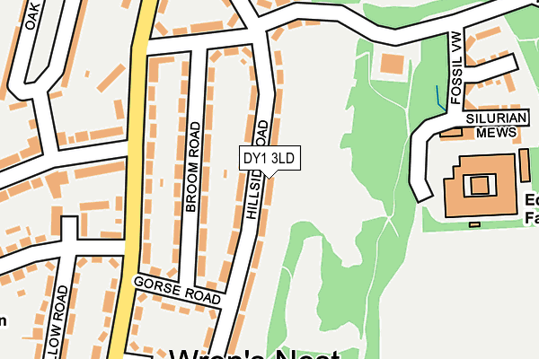 DY1 3LD map - OS OpenMap – Local (Ordnance Survey)