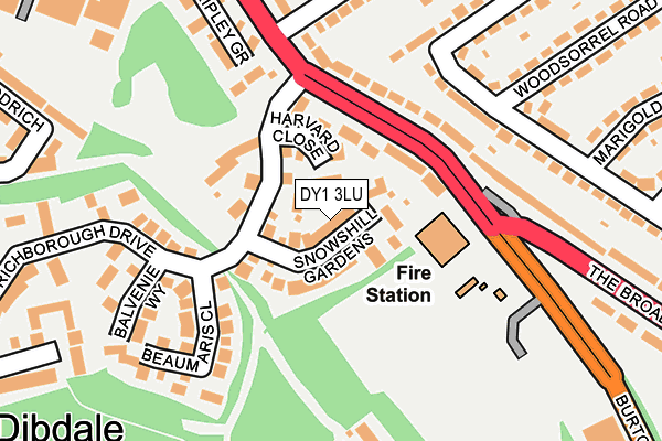 Map of ASG HOMES LTD at local scale