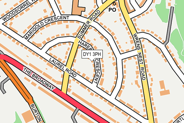 DY1 3PH map - OS OpenMap – Local (Ordnance Survey)
