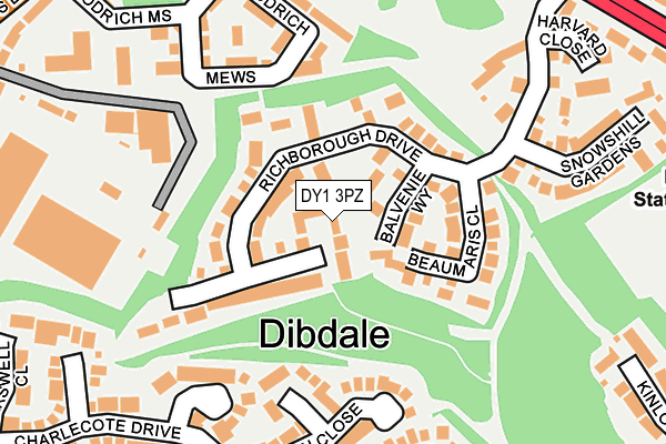 Map of DMA LAYOUTS LTD at local scale