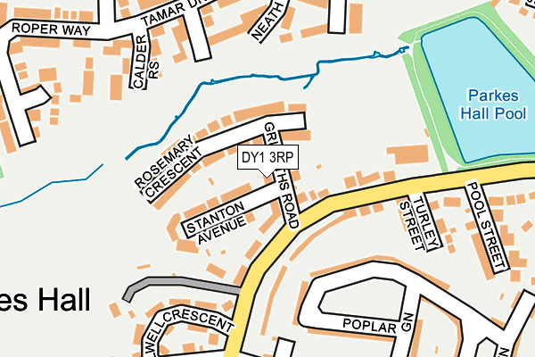 DY1 3RP map - OS OpenMap – Local (Ordnance Survey)