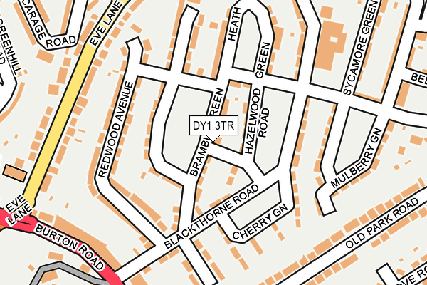 DY1 3TR map - OS OpenMap – Local (Ordnance Survey)