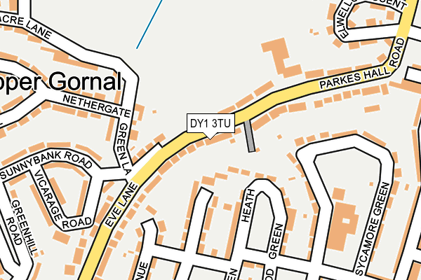 DY1 3TU map - OS OpenMap – Local (Ordnance Survey)