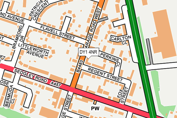 DY1 4NR map - OS OpenMap – Local (Ordnance Survey)