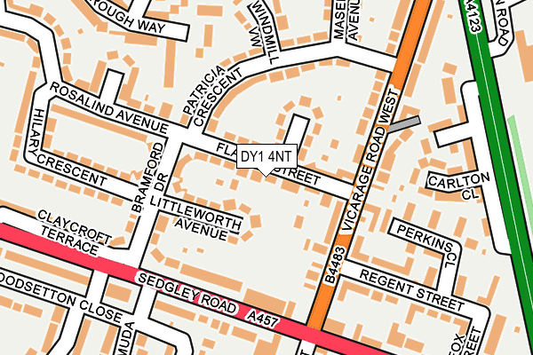 DY1 4NT map - OS OpenMap – Local (Ordnance Survey)