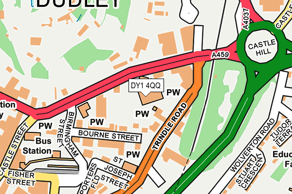 DY1 4QQ map - OS OpenMap – Local (Ordnance Survey)