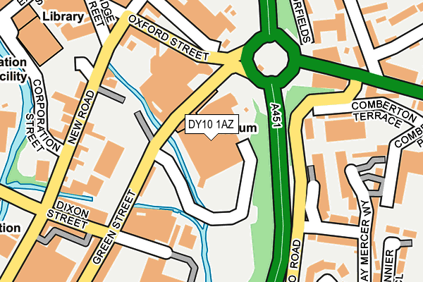 DY10 1AZ map - OS OpenMap – Local (Ordnance Survey)