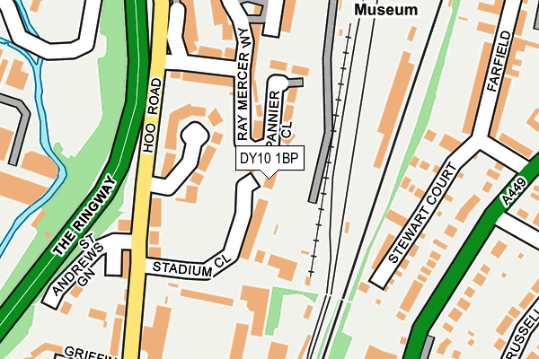 DY10 1BP map - OS OpenMap – Local (Ordnance Survey)