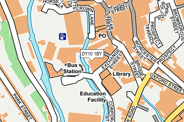 DY10 1BY map - OS OpenMap – Local (Ordnance Survey)