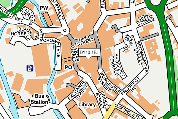 DY10 1EJ map - OS OpenMap – Local (Ordnance Survey)