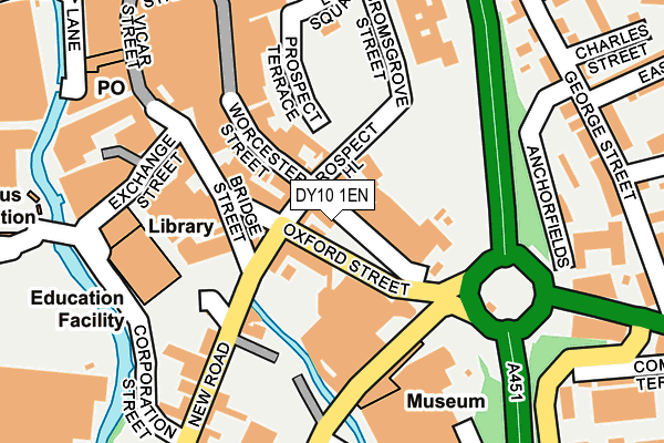 DY10 1EN map - OS OpenMap – Local (Ordnance Survey)