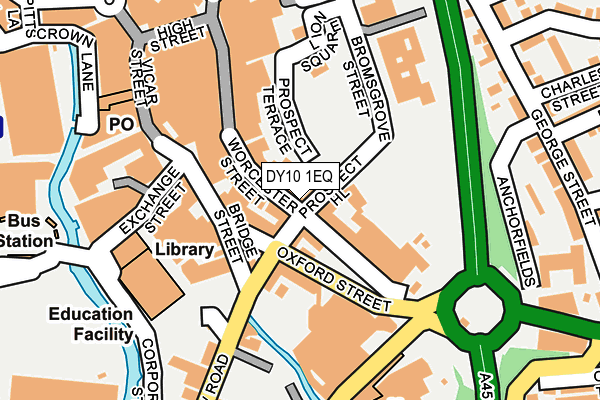 DY10 1EQ map - OS OpenMap – Local (Ordnance Survey)