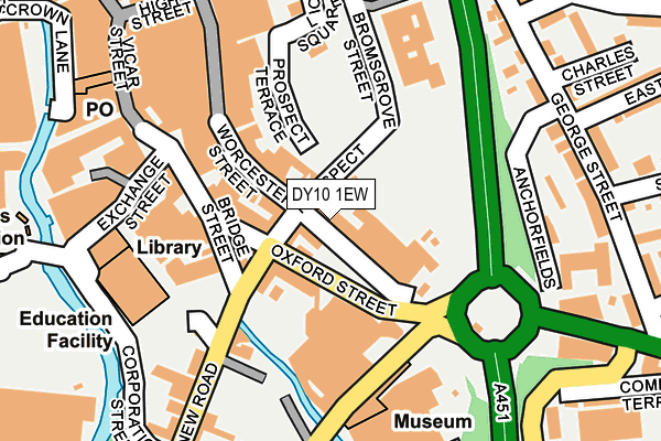 DY10 1EW map - OS OpenMap – Local (Ordnance Survey)