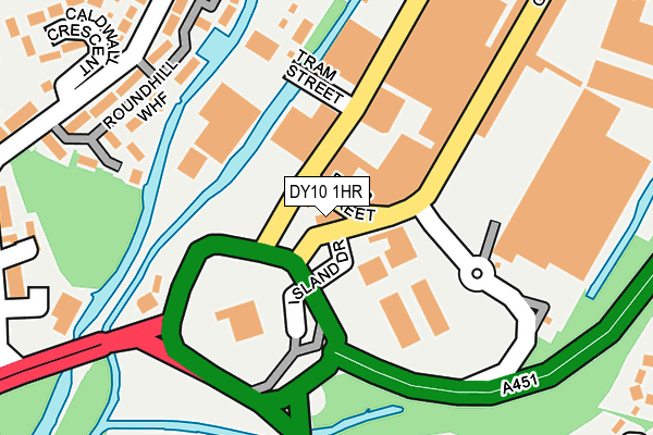 DY10 1HR map - OS OpenMap – Local (Ordnance Survey)