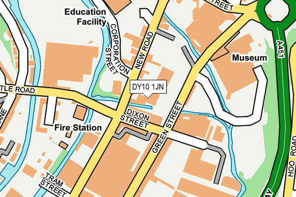 DY10 1JN map - OS OpenMap – Local (Ordnance Survey)