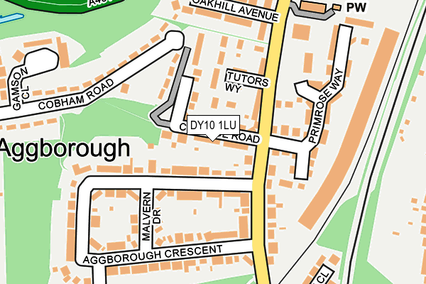 DY10 1LU map - OS OpenMap – Local (Ordnance Survey)