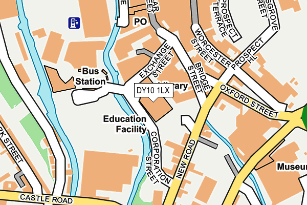DY10 1LX map - OS OpenMap – Local (Ordnance Survey)