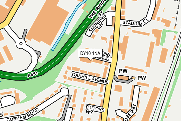 DY10 1NA map - OS OpenMap – Local (Ordnance Survey)