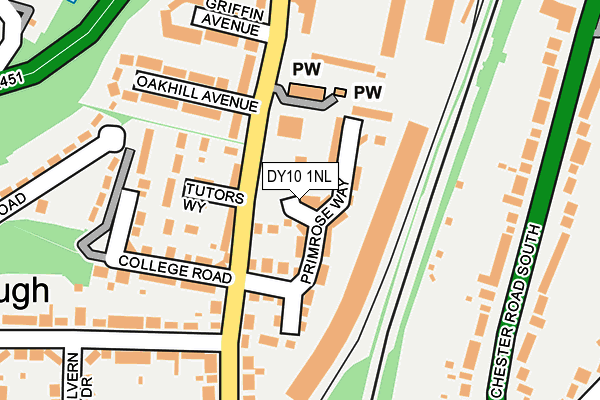 DY10 1NL map - OS OpenMap – Local (Ordnance Survey)