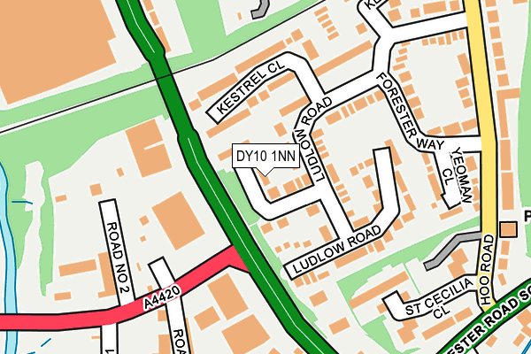 DY10 1NN map - OS OpenMap – Local (Ordnance Survey)