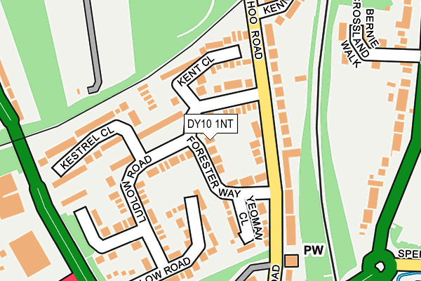 DY10 1NT map - OS OpenMap – Local (Ordnance Survey)