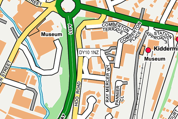 DY10 1NZ map - OS OpenMap – Local (Ordnance Survey)