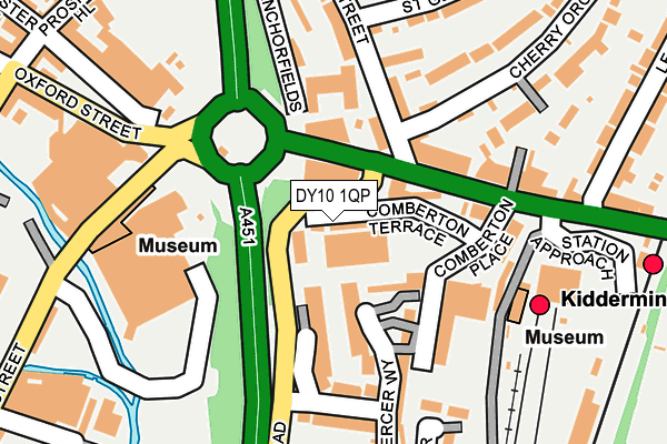 DY10 1QP map - OS OpenMap – Local (Ordnance Survey)