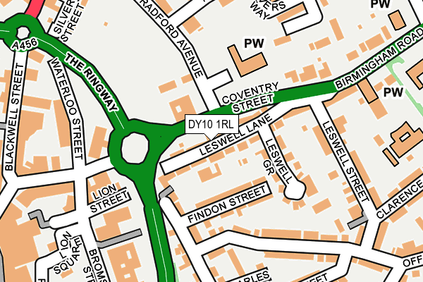 DY10 1RL map - OS OpenMap – Local (Ordnance Survey)