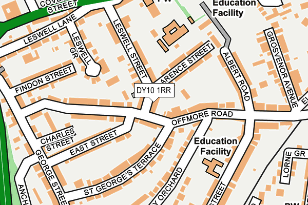 DY10 1RR map - OS OpenMap – Local (Ordnance Survey)