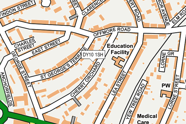 DY10 1SH map - OS OpenMap – Local (Ordnance Survey)