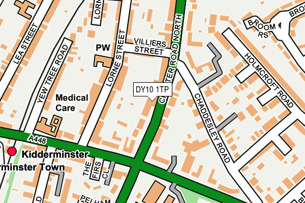 DY10 1TP map - OS OpenMap – Local (Ordnance Survey)